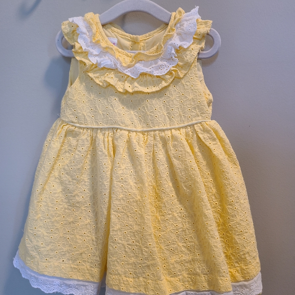 Bonnie Baby Eyelet Sleeveless Dress
